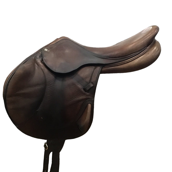 18" Antares Monoflap Wide Used Hunter/Jumper Saddle - H