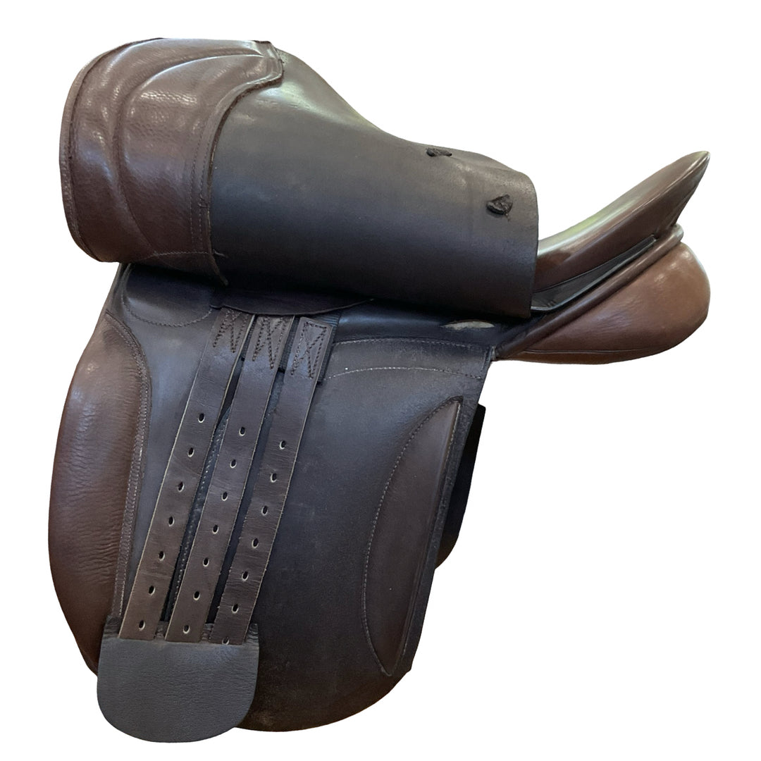 18" Derby House Wide Used Dressage Saddle