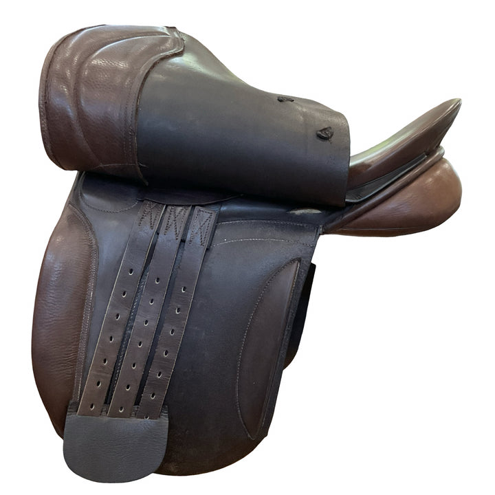 18" Derby House Wide Used Dressage Saddle