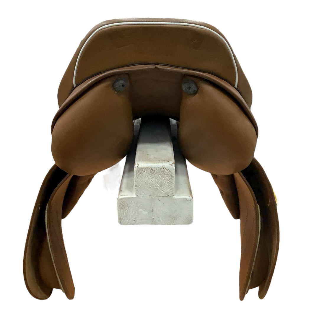 16" Prestige Hippos Red Fox 35cm Wide Like New Childs Hunter/Jumper Saddle - H