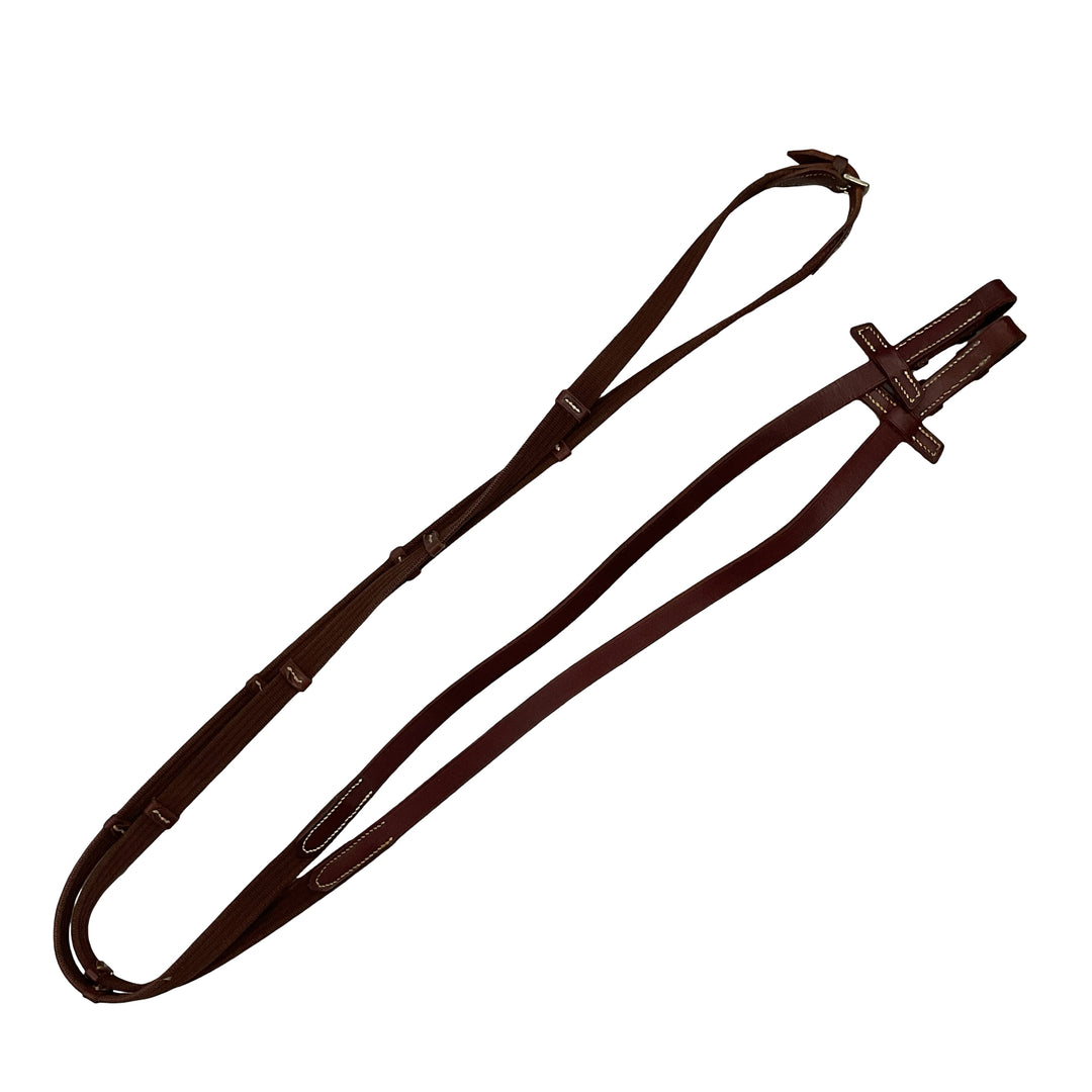 Stubben 60" Brown Web Reins Used - H
