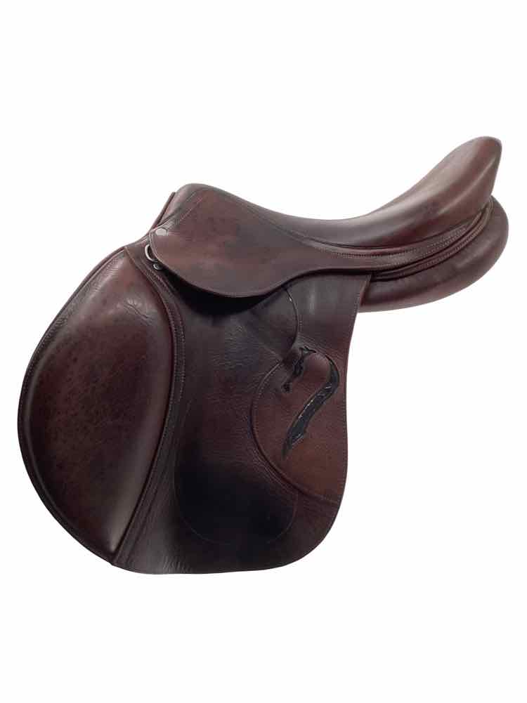 17.5" Antares Custom Comfort jump saddle used