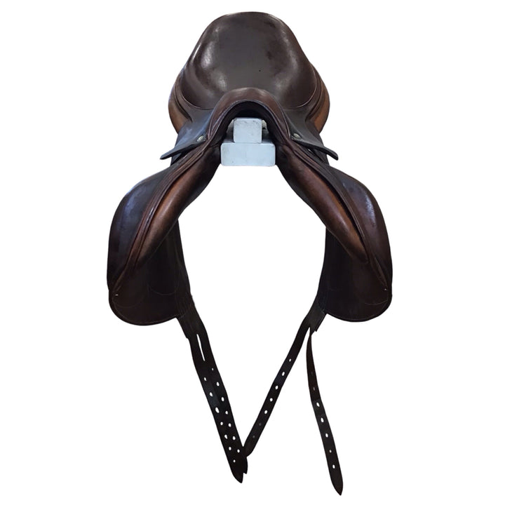 17.5" Devoucoux Chiberta Medium Used Hunter/Jumper Saddle - H
