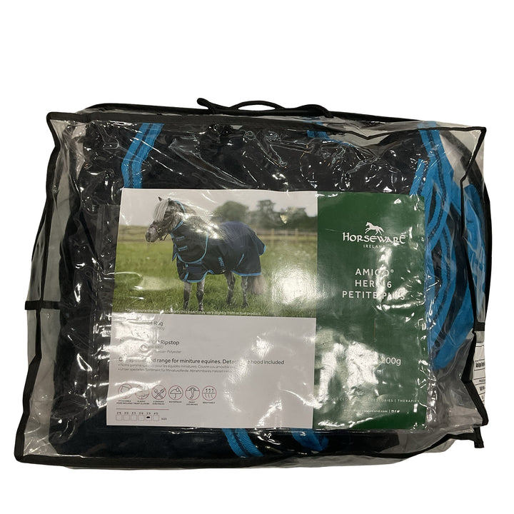 Horseware 45" Amigo Hero 6 Petite Plus 200g T/O Blue Used - H