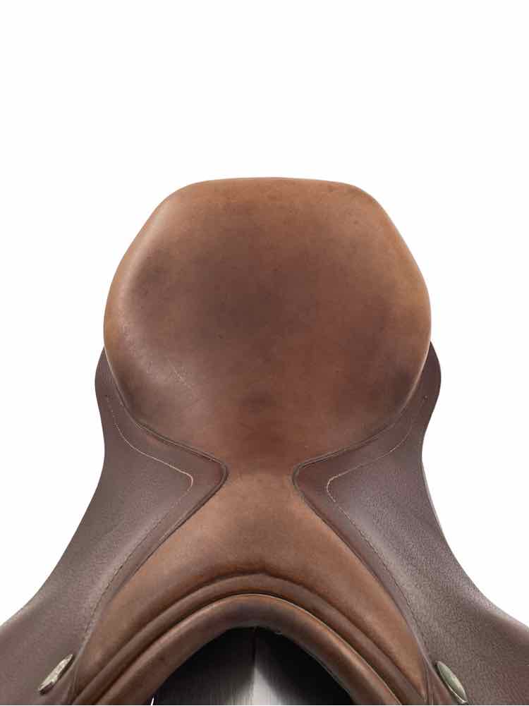 18.5" Mystic wide wool flocked used close contact saddle