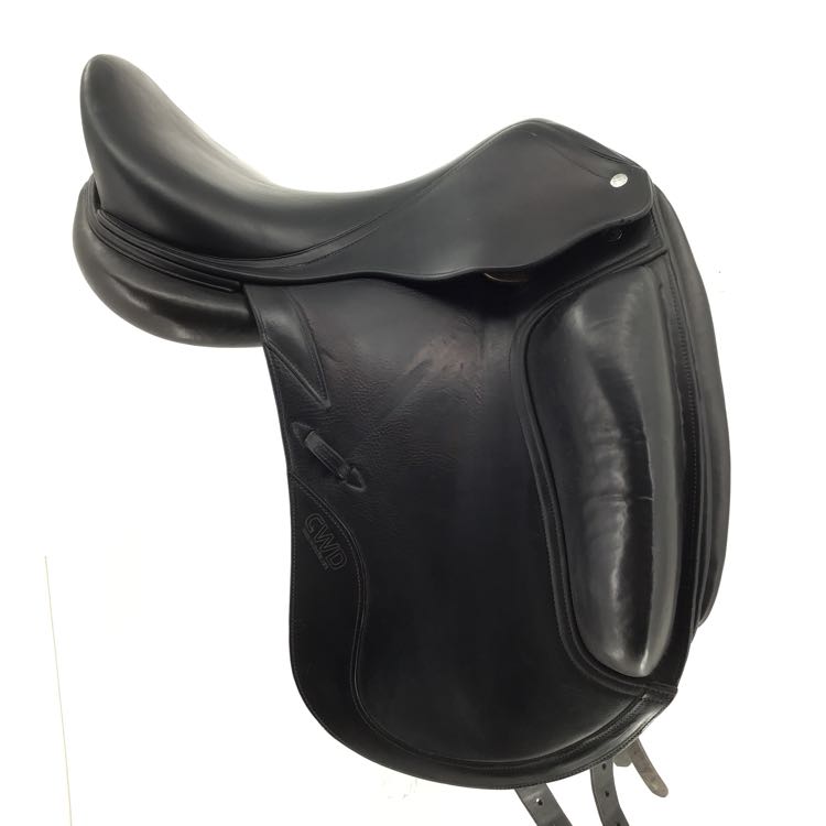 17.5" CWD 3XL flap used dressage saddle B