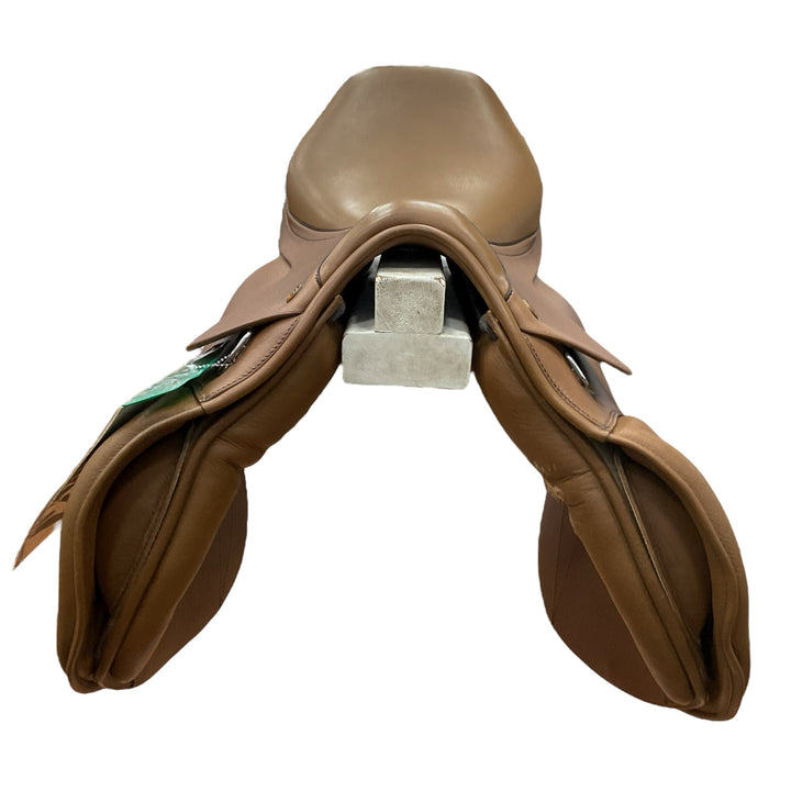 16" Prestige Hippos Red Fox 35cm Wide Like New Childs Hunter/Jumper Saddle - H