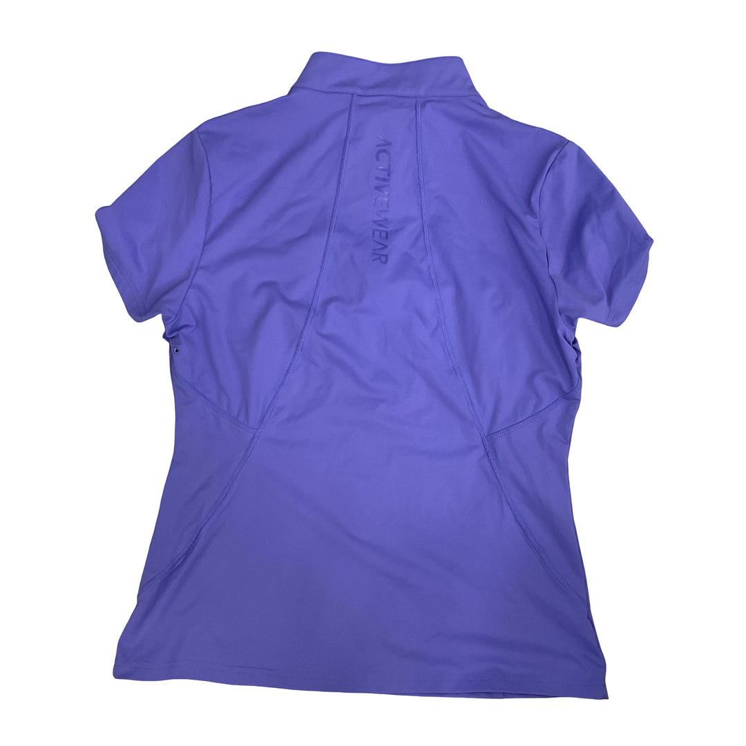 LeMieux Women's UK12 Short Sleeve Quarter Zip Bluebell Used