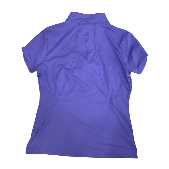LeMieux Women's UK12 Short Sleeve Quarter Zip Bluebell Used
