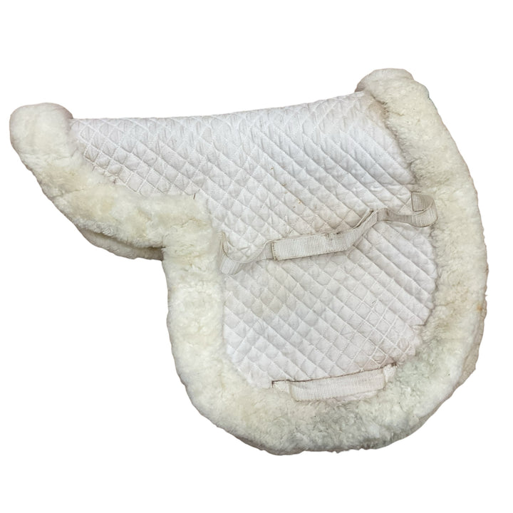 Sheepskin Fitted White Show Pad Used - H
