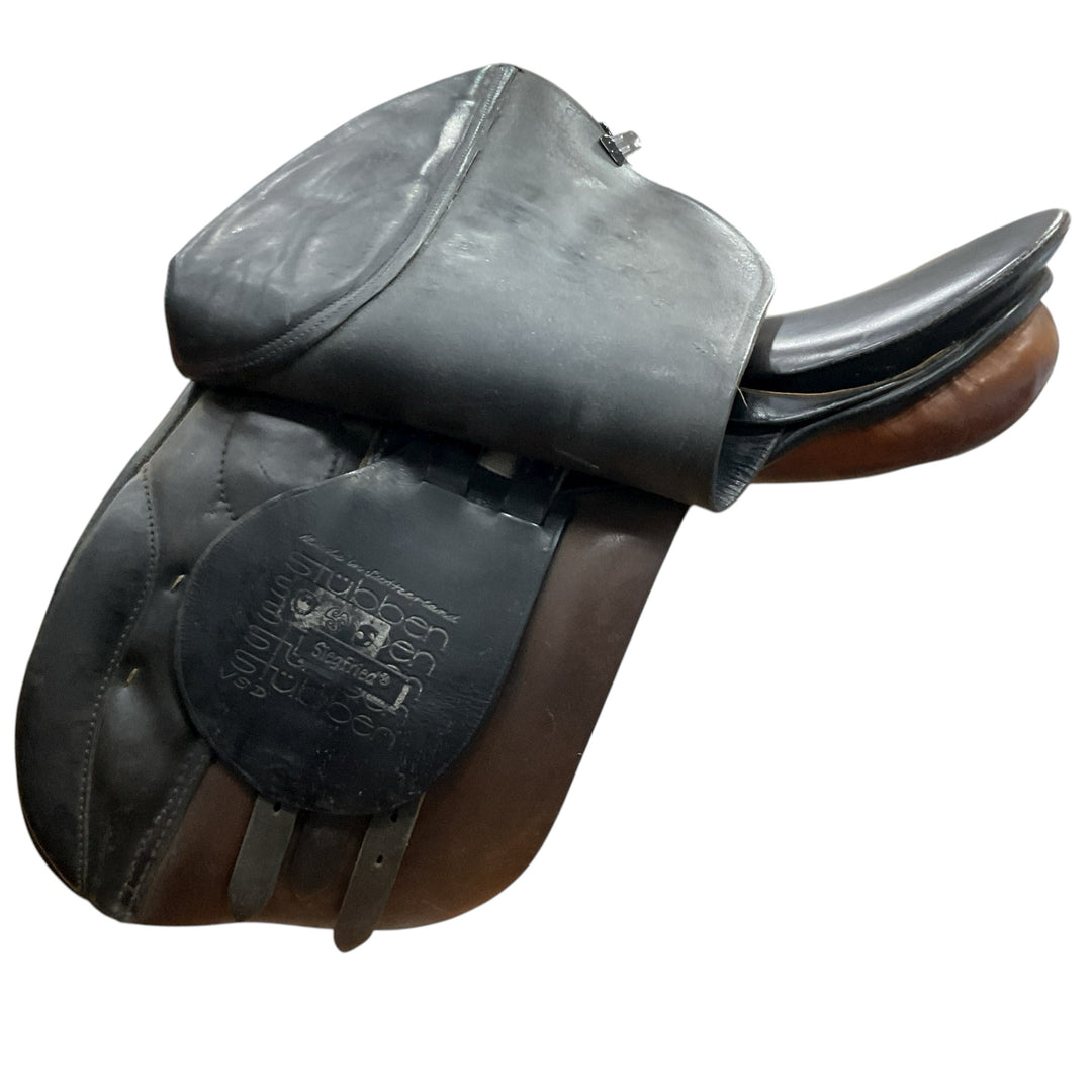 17" Stubben Siegfried 31cm Med/Wide Used All Purpose Saddle - H