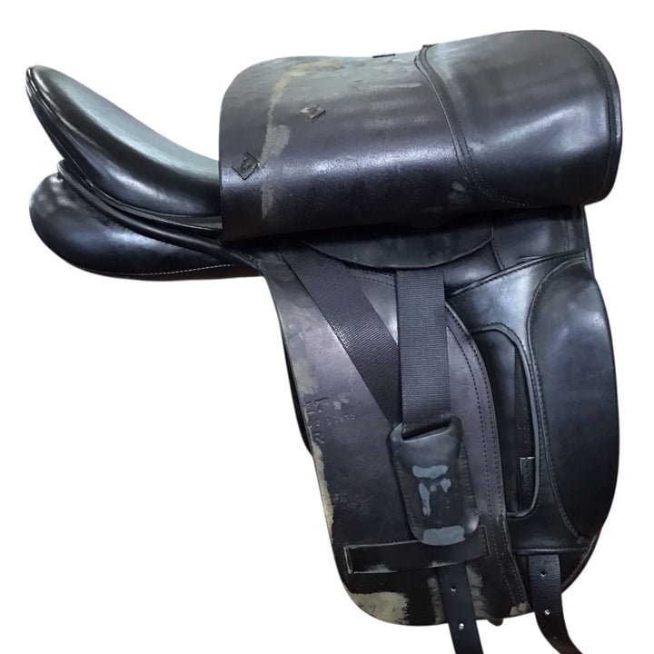 17" Dover Circuit Medium Used Dressage Saddle - H