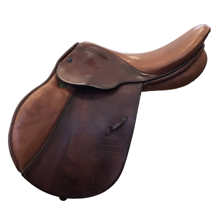 17" Stubben Edelweiss Wide Used Hunter/Jumper Saddle - H