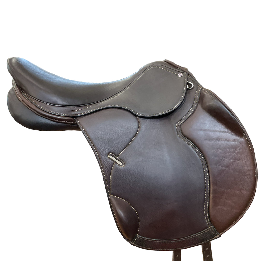 18" Cavaletti English Monoflap Jump Adjustable Used Hunter/Jumper Saddle