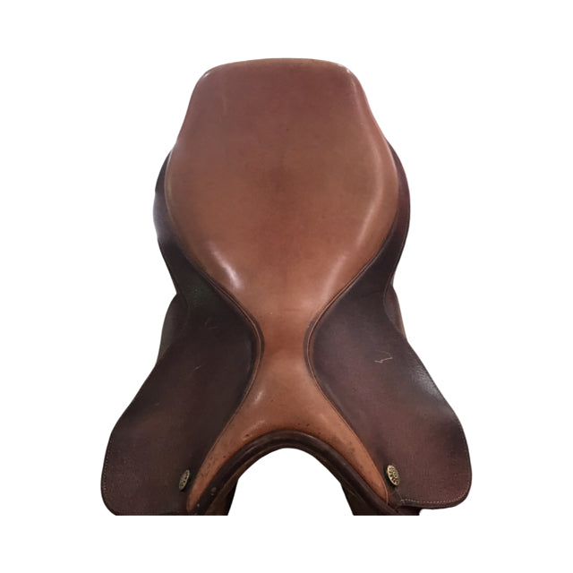 17" Pessoa Rodrigo Medium Tree Used Close Contact Saddle - C