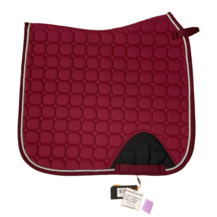 Schockemohle Dressage Saddle Pad Dark Cherry New
