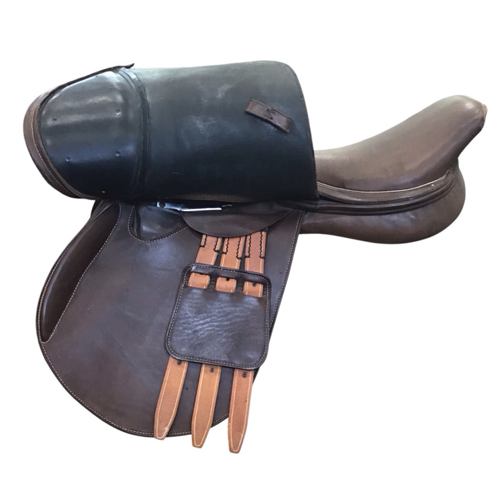 18" No Brand Med/Narrow Used Hunter/Jumper Saddle - H