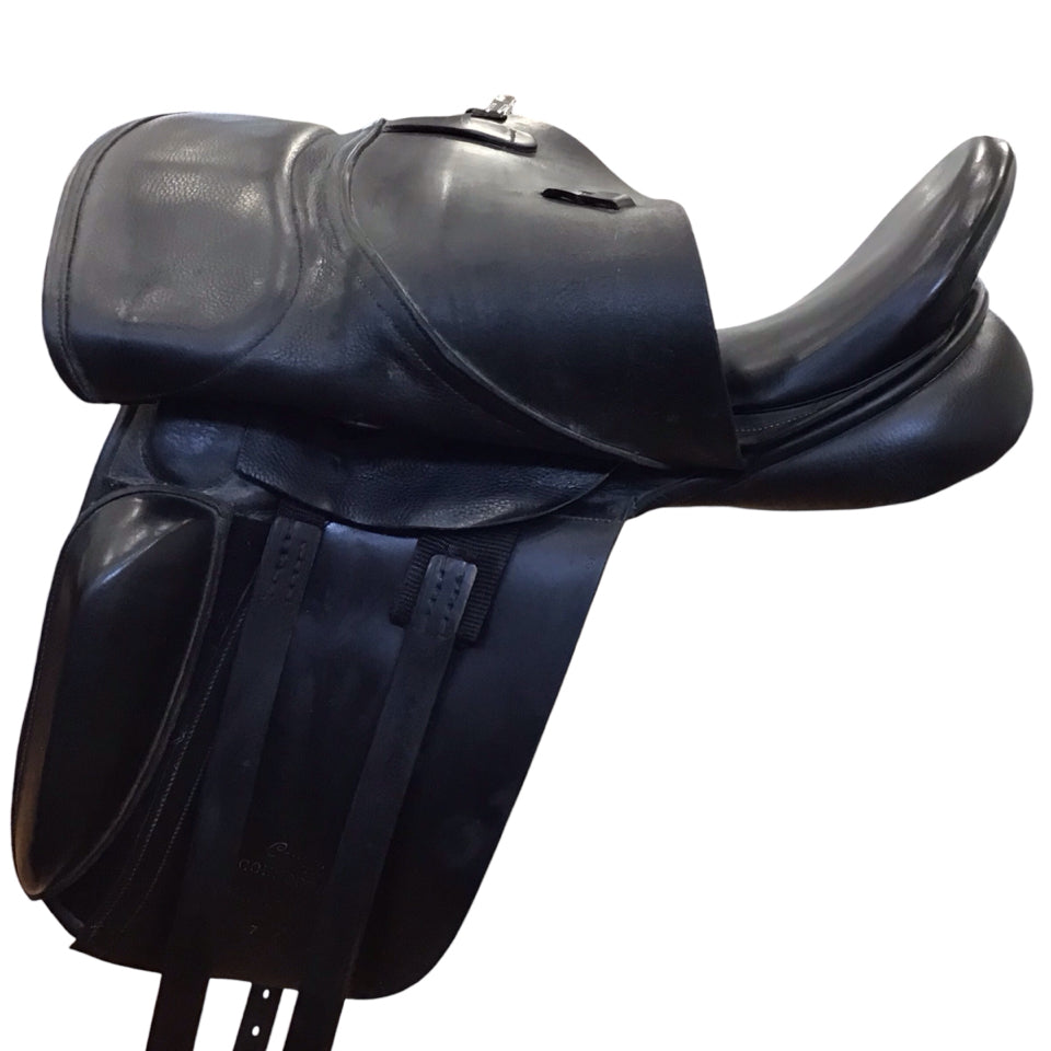 17" County Connection Medium Used Dressage Saddle - H