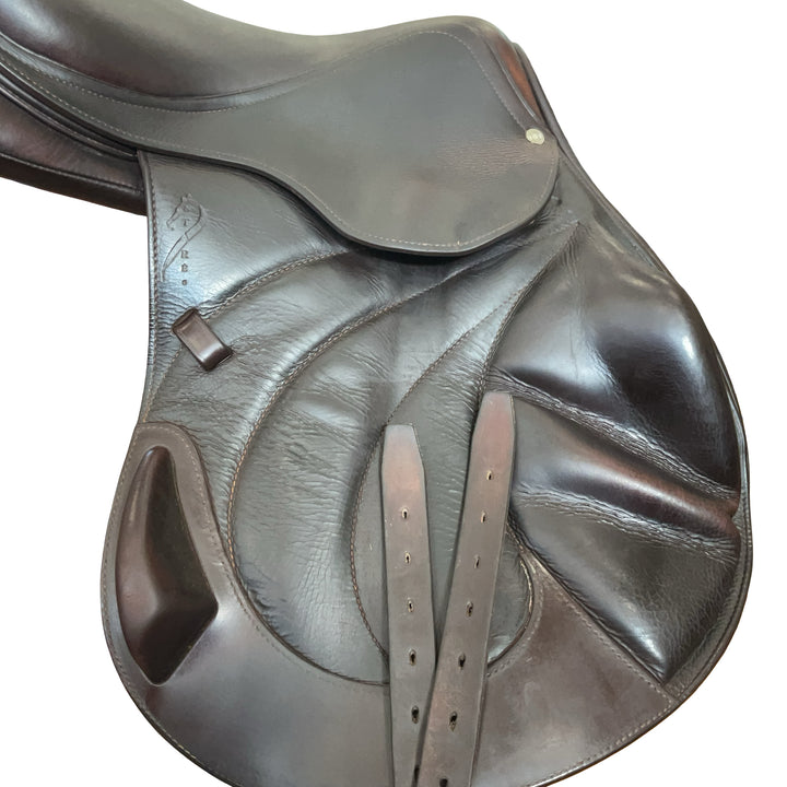 17.5" Antares Monoflap Medium Used Hunter/Jumper Saddle