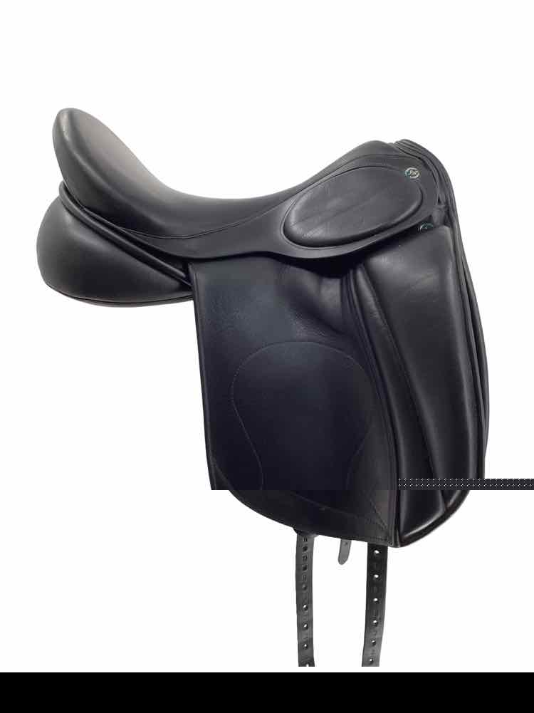 17.5" Hulsebos balance used dressage saddle reflocked 2024 B