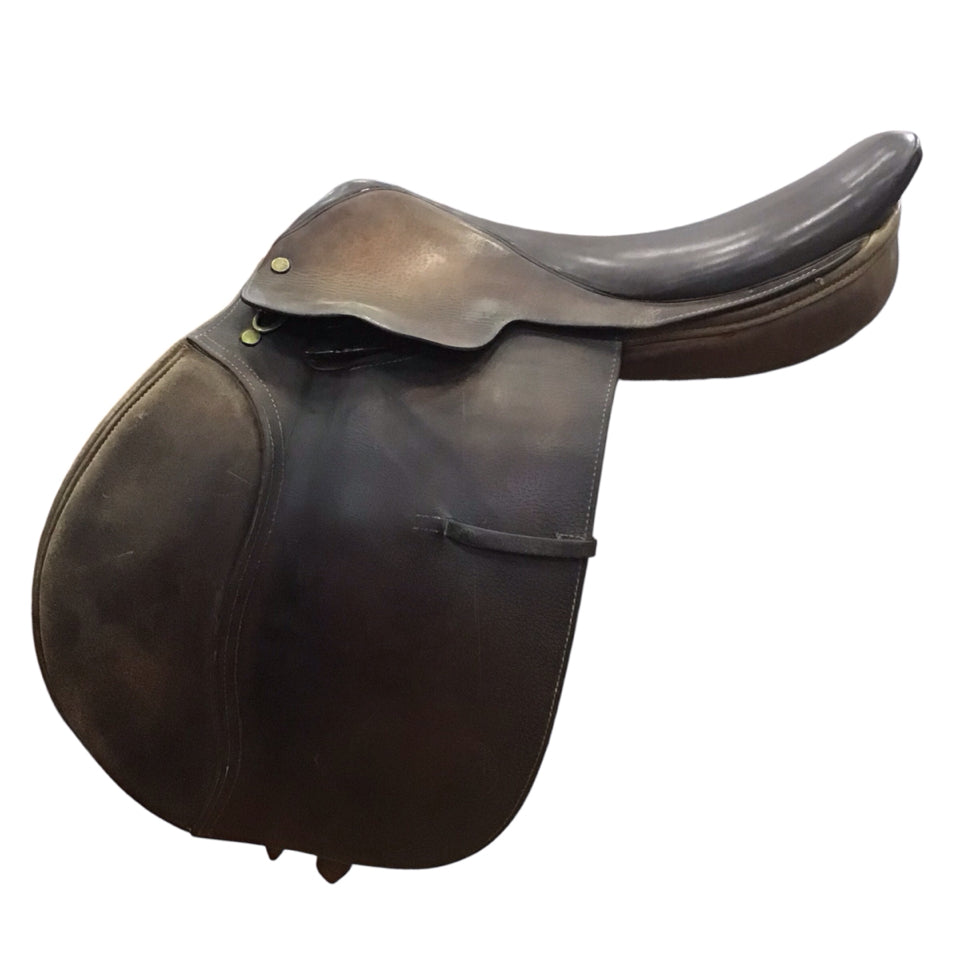 16.5" Crosby Hampton Classic Medium/Narrow Used Hunter/Jumper Saddle - H