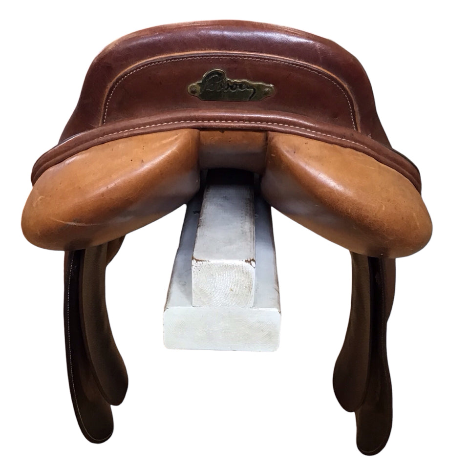 18" Pessoa Rodrigo Wide Used Hunter/Jumper Saddle - H