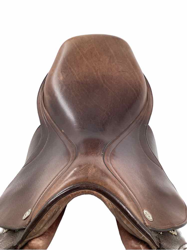 17" Pessoa Gex X XCH used close contact saddle had cover and purple tree B