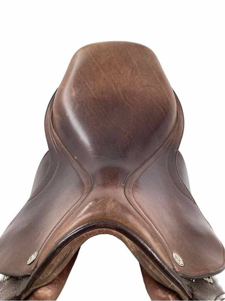 17" Pessoa Gex X XCH used close contact saddle had cover and purple tree B