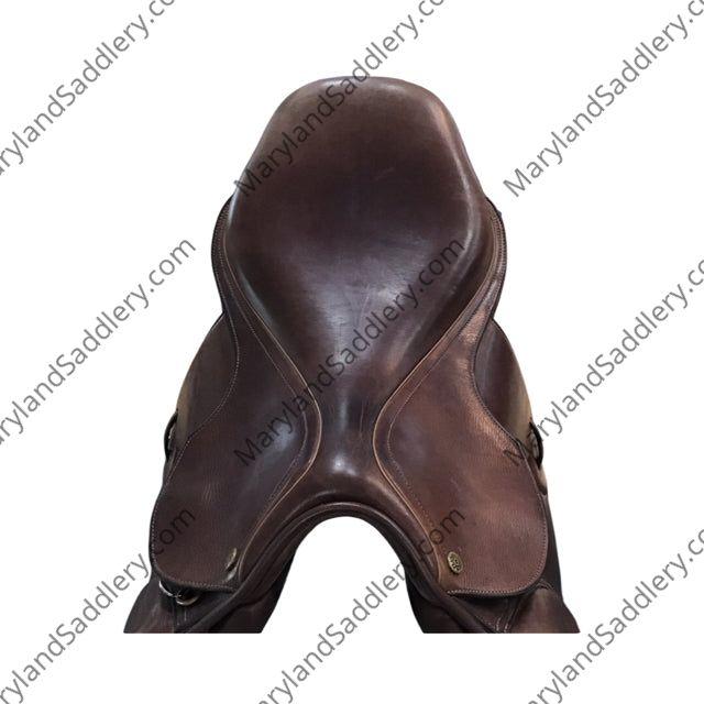 17" Pessoa Rodrigo Medium XCH Tree Used Close Contact Saddle - C