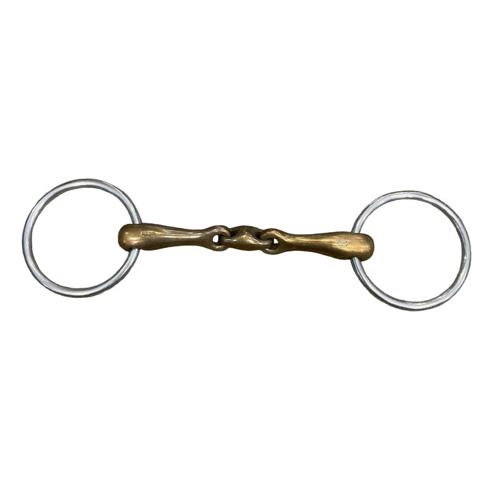 Herm Sprenger 5.5" Loose Ring Lozenge Snaffle Bit Used - H