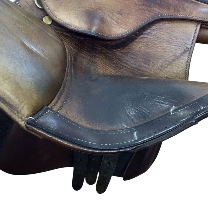 17" M. Toulouse Annice Adjustable Used Hunter/Jumper Saddle - H