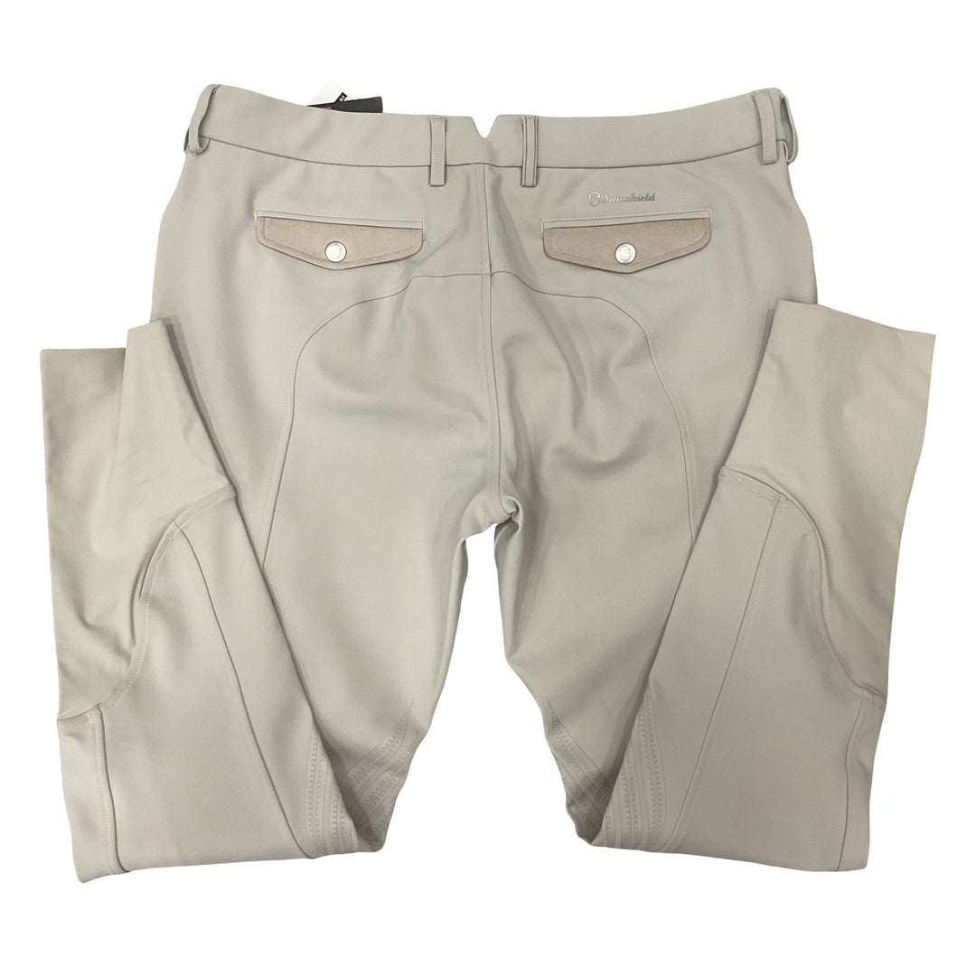 Samshield Women's 34 Knee Patch Schooling Breech Beige New