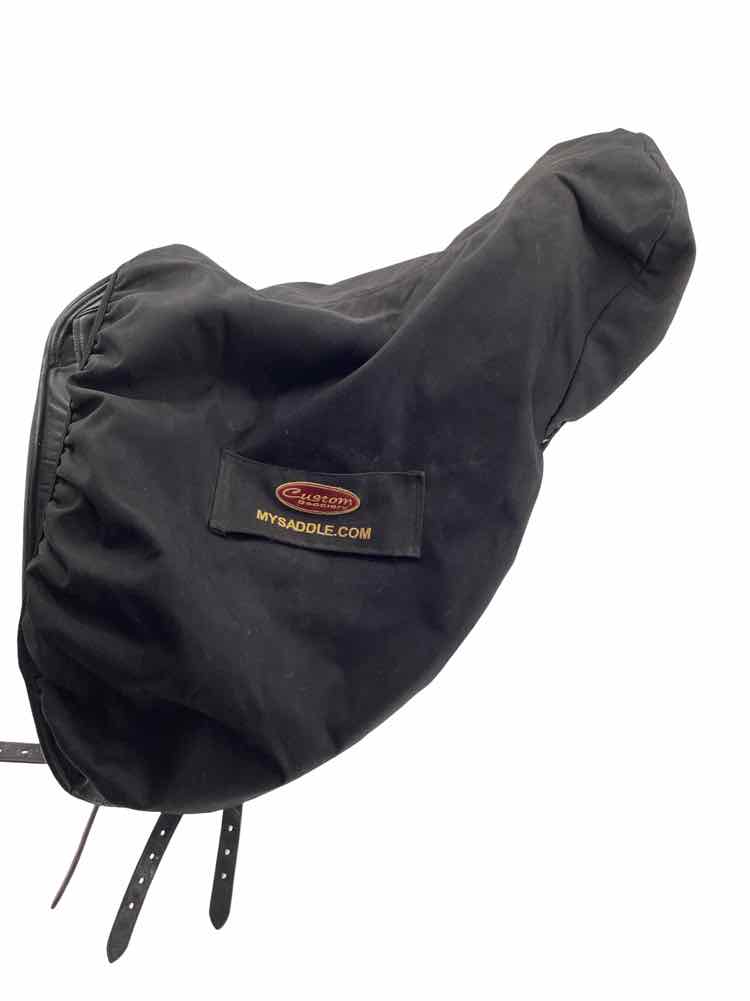18" Custom Icon flight used monoflap dressage saddle