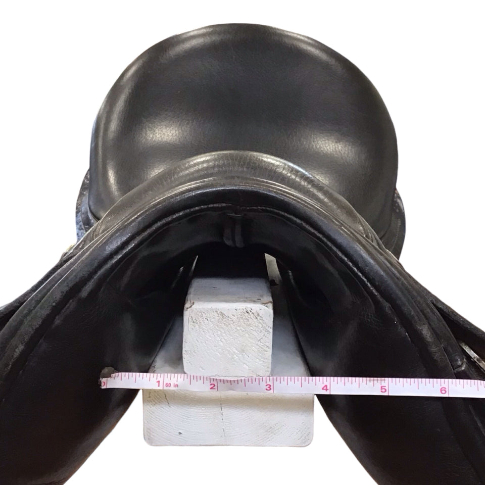 17" County Connection Med/Wide Used Dressage Saddle - H