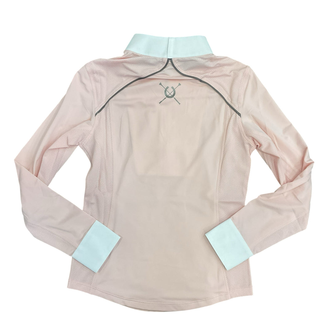 Chestnut Bay Child Medium SkyCool Liberty Youth Show Shirt Blush New - H