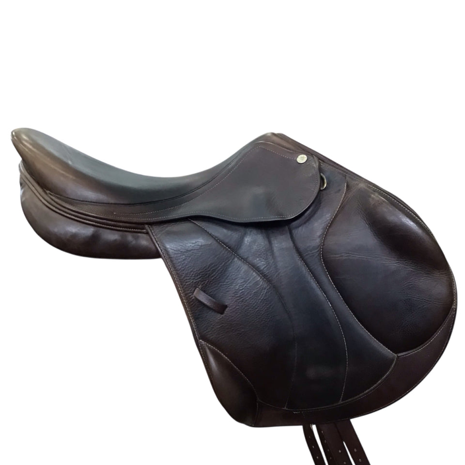 18" Intrepid Advanced Ride Deluxe Narrow Used Hunter/Jumper Saddle - H