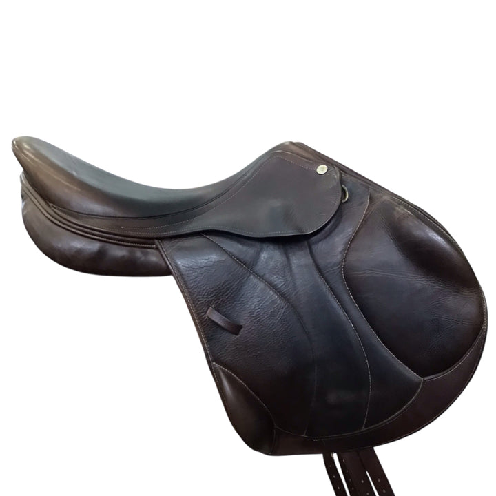 18" Intrepid Advanced Ride Deluxe Narrow Used Hunter/Jumper Saddle - H