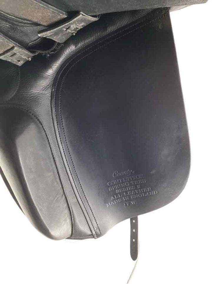 17" County used dressage saddle