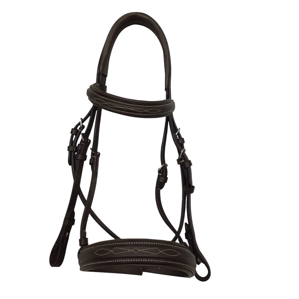 HDR Pony Size Fancy Stitch Monocrown Bridle Used - H