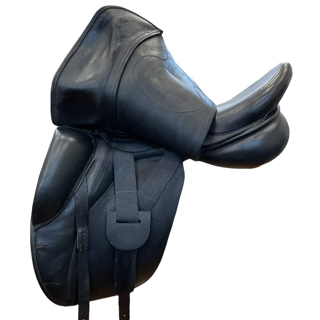 18" Hulsebos WB4 Med/Wide Used Dressage Saddle - H
