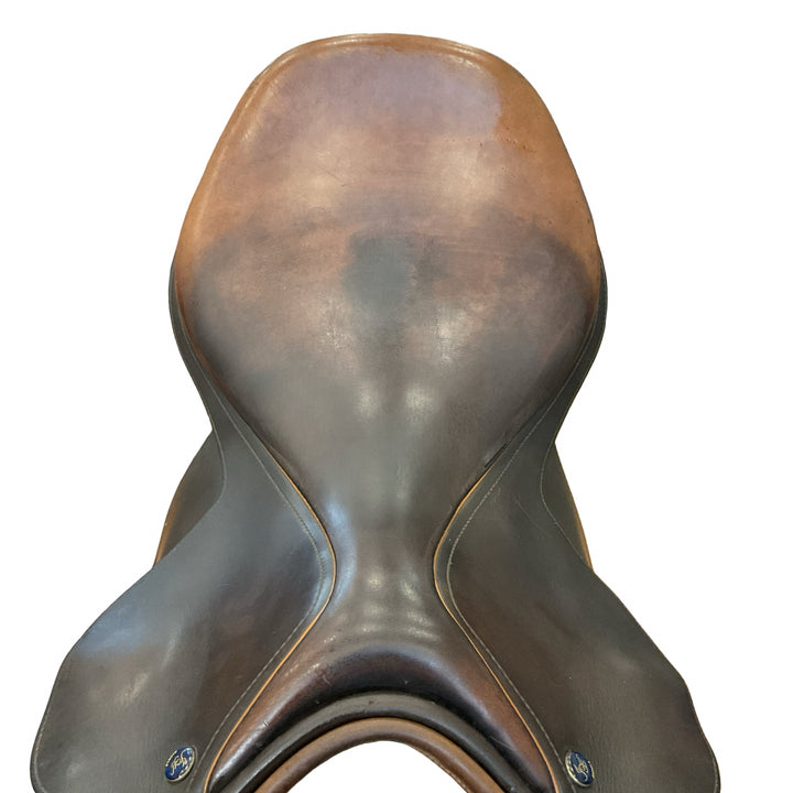 17" Hulsebos Semi-Custom Wide Used Hunter/Jumper Saddle