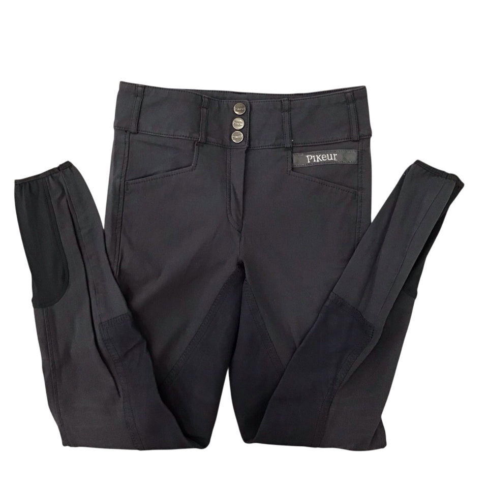 Pikeur Candela II Women's 38 Full Seat Breech Dark Grey Used - H