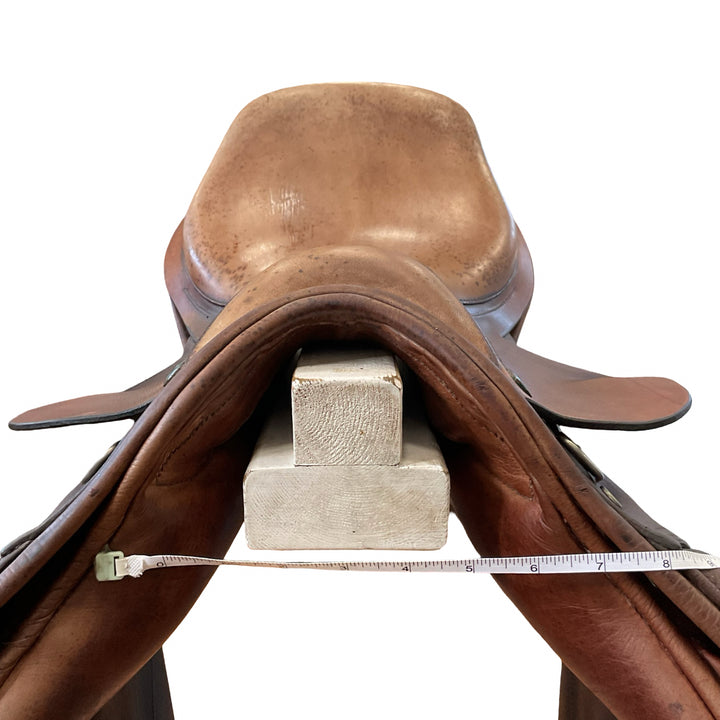 17.5" Cliff Barnsby Wide Used Hunter/Jumper Saddle
