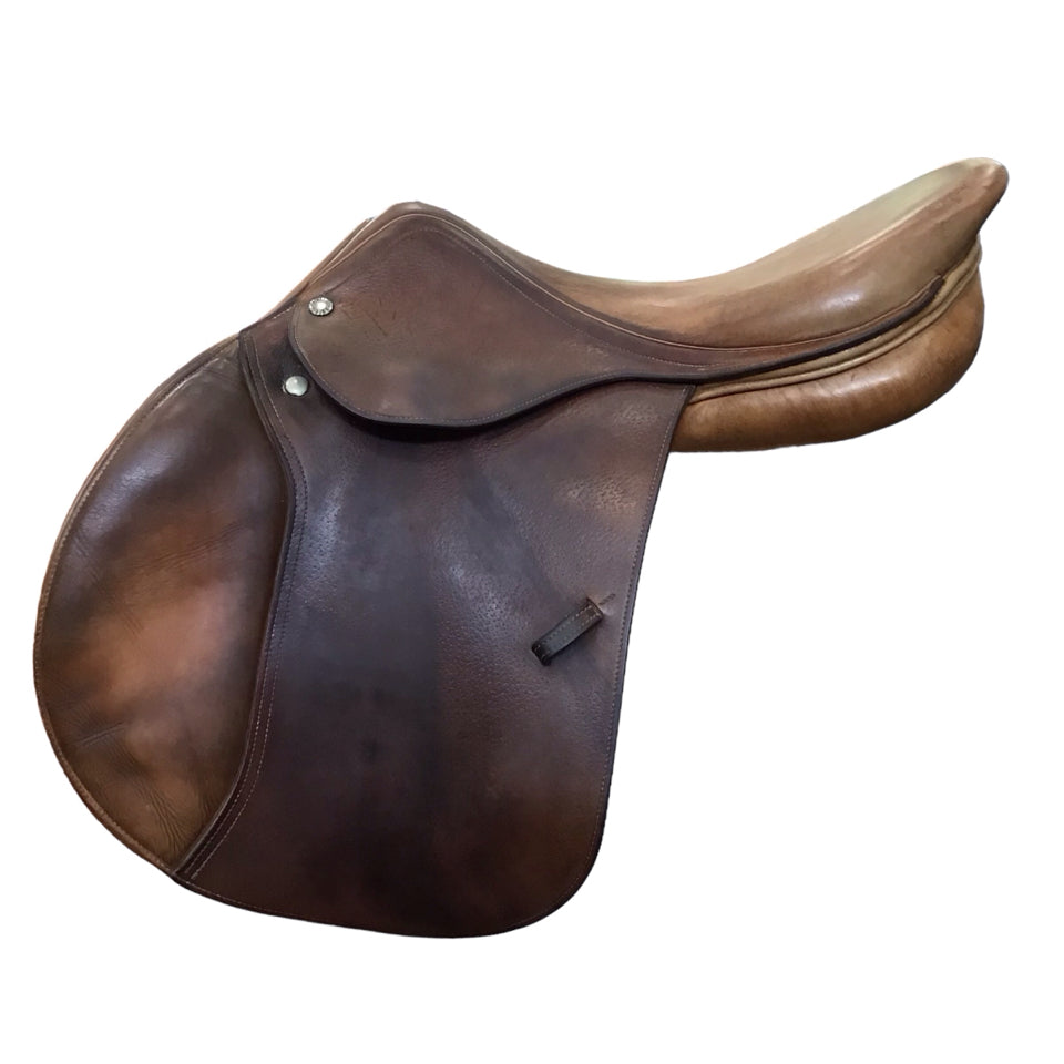 17" Amerigo Narrow Used Hunter/Jumper Saddle - H