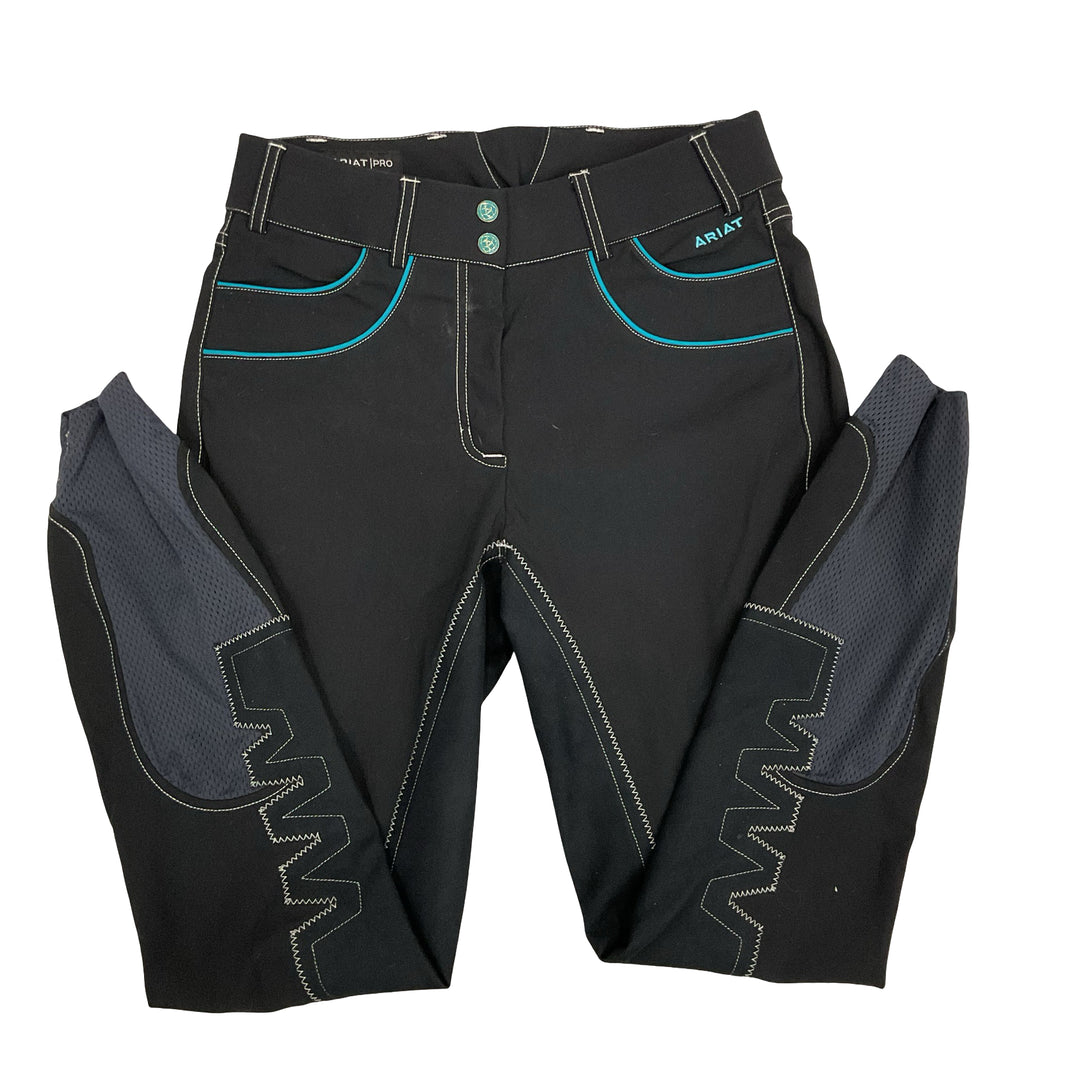 Ariat Women's 28L Olympia Full Seat Schooling Breech Black Used