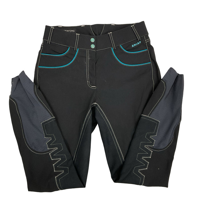 Ariat Women's 28L Olympia Full Seat Schooling Breech Black Used