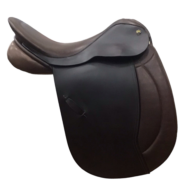 17.5" Derby House Wide Used Dressage Saddle - H