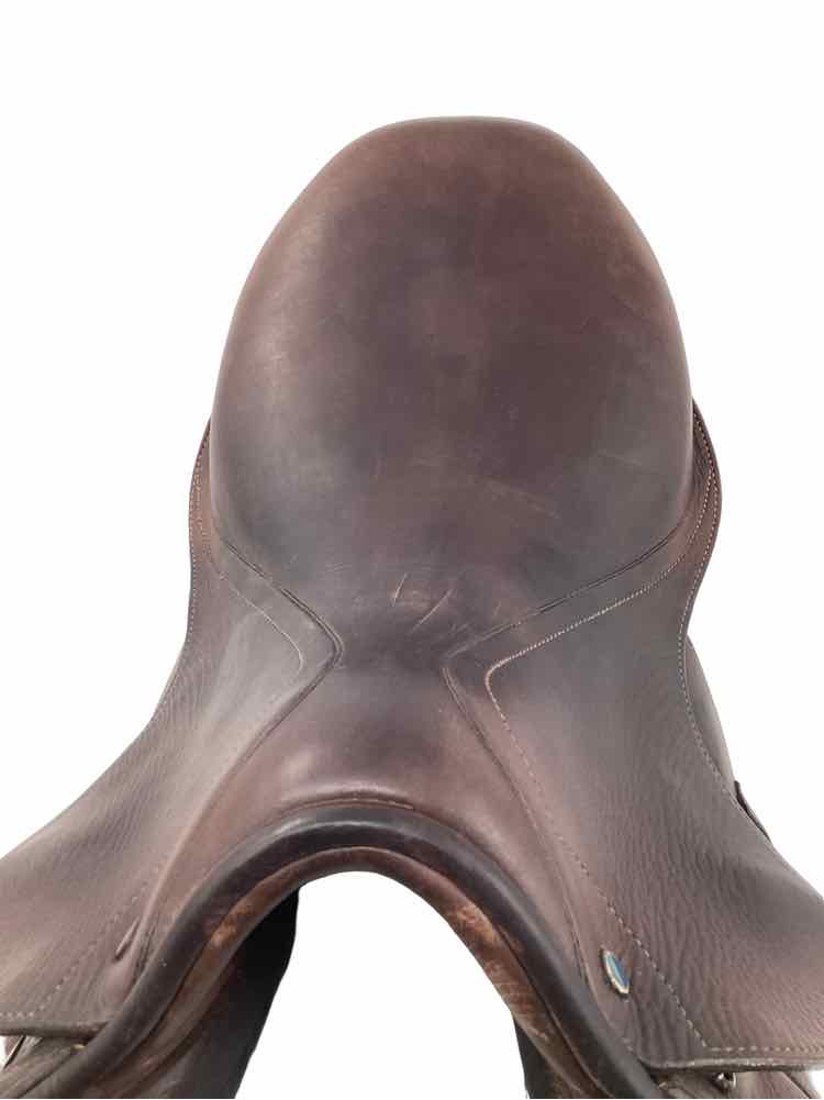 18" Stubben Portos Deluxe used close contact saddle B has blue cover