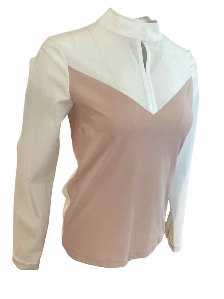 New Samshield white/ light pink small show shirt B