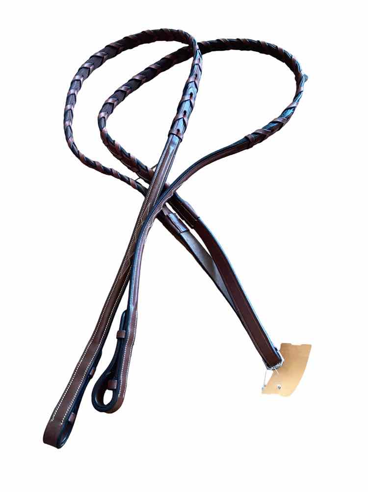 ADT new leather grip fancy reins full size